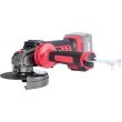 Sarokcsiszoló (flex), 20V Li-ion, 2 Ah akkumulátorral, töltővel, 115 mm, Worcraft