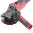 Sarokcsiszoló, flex, 4 Ah akkumulátorral, 20 V-os Li-ion töltővel, táskával, 4 tárcsával, kesztyűvel, 115 mm, Warcraft