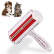 Henger, kefe, kutya és macska szőrtelenítésére, többször használható, piros, 6x20 cm