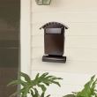 Cutie postala, cu loc pentru ziar, maro, format B6, 24.5x7x36.5 cm, Damech(SZ03T)