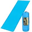 Önfelfújó kempingmatrac, poliészter és PU hab, kék, 180x50 cm, Springos