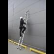 Alumínium teleszkópos létra, Drabest, 13 lépcsőfok, max 125 kg, 1,07-3,8 m