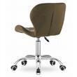 Irodai szék, Artool, Avola, forgó, bársony, barna, 53,5x55x72,5-86,5 cm