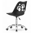 Irodai szék, Artool, Print, forgatható, PP, fekete, 50x57x81,5-93,5 cm