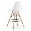 Konyhai/bárszék, Artool, PP, fa, fehér, 54x55x107,5 cm