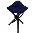 Összecsukható kerti szék, kemping, horgászat, kék, max 100 kg, 28x28x28 cm, Springos