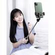 Selfie stick, állvány, Izoxis, teleszkópos, távirányítóval, bluetooth, 60 cm