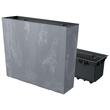 Set 2 jardiniere decorative, Urbi Case Beton Effect, 58x18x49.8 cm, gri (DUC600TE-425U-S2)