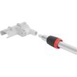 3 db Glett lehúzó, rozsdamentes acél, 40, 60, 80 cm, adapter, teleszkópos nyél 0.8-1.4 m, glettelo henger nyellel, Strend Pro