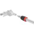 5 db Glett lehúzó, rozsdamentes acél, 25, 40, 60, 80, 100 cm, adapter,  teleszkópos nyél 0.8-1.4 m, glettelo henger nyellel, Strend Pro