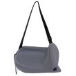 Felfújható napágy, szürke, 160x75x50 cm, Lazy Bag Kanapé, Malatec