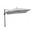 Kerti/terasz esernyő LED-del, Chomik, banánpántos, szürke, 300x300 cm