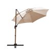 Kerti / terasz esernyő, csuklós, bézs, 300 cm, Róma