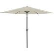 Dönthető kerti/terasz esernyő, LED, hajtókar, Chomik, bézs, 300 cm
