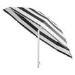 Strand esernyő, Strend Pro, dönthető, csíkos mintával, fekete-fehér, 180 cm