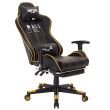 Zenga Infini System No.16 gamer szék, mű bőr, fekete / sárga