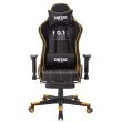 Zenga Infini System No.16 gamer szék, mű bőr, fekete / sárga