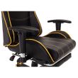 Zenga Infini System No.16 gamer szék, mű bőr, fekete / sárga