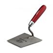 Edzett acél simító, Olejnik, trapéz, széles, 180 mm, fa nyél, piros