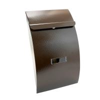 Postaláda, barna, B5 formátum, 21x7,5x36 cm, Damech