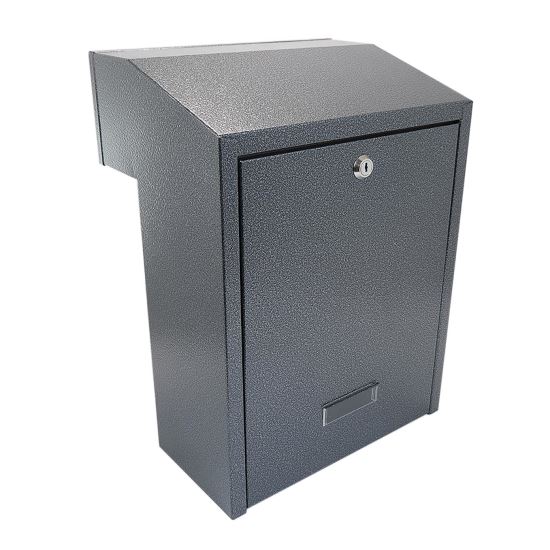 Postafiók, szürke, C4 formátum, 29,5x23x40 cm, Damech