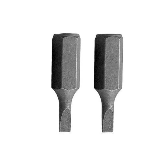 Tippkészlet, bitek, egyenes végű, 2 db, S4, 25 mm