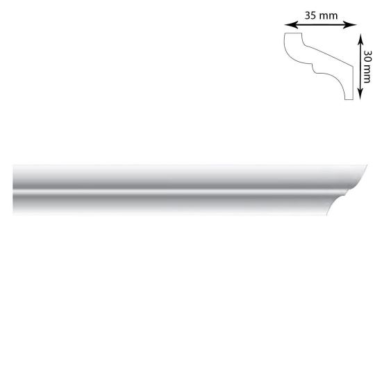 Szett 112 db. Pálca sarkok, 35x30 mm, 2 m