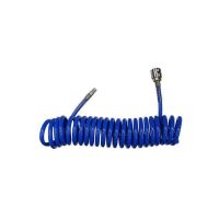 Levegő-/nyomótömlő, tekercs, PU, kék, 1/4&quot;, 24 bar, 5 m, Strend Pro