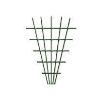 Kúszónövény támasz, lágyított fém, zöld, 4 / 4,7 mm, 75x5x145 cm