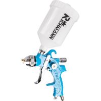 Festőpisztoly, mini, felső tartály, műanyag, HVLP, 0,6 L, 1,4 mm, Richmann