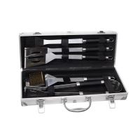 Grill edények, grill, rozsdamentes acél, alumínium készlet, 5 darabos készlet, 35 cm, Kaminer