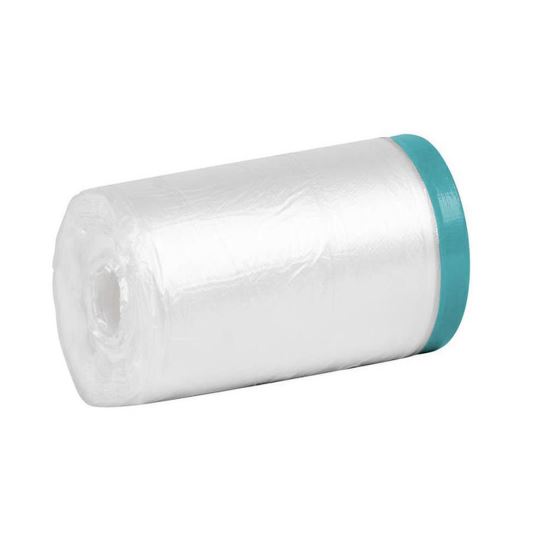 Védőfólia ragasztószalaggal, kültérre, 2,10x20 m