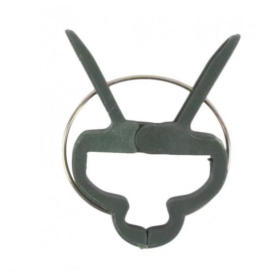 Bilincsek / kapcsok, kötve, rögzítés, tartó, növény, műanyag, készlet 20 db, 60 mm, Strend Pro