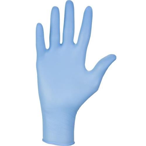 Eldobható nitril kesztyű, púdermentes, kék, 100 db-os készlet, S méret, Isotrade