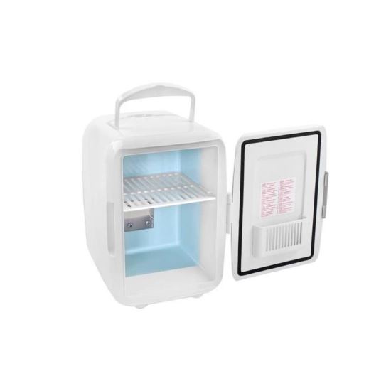 Tourist hűtőszekrény, mini, 12V/220V, fehér, 4 L, 17,5x23,5x25 cm, Malatec