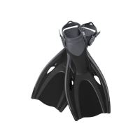 Úszó lábak, úszók, szilikon, fekete, állítható méret 37-41, 41x22 cm, Bestway