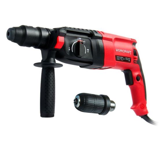 SDS Plus forgókalapács, 800 W, + gyorstokmány, 3,2 J, Worcraft