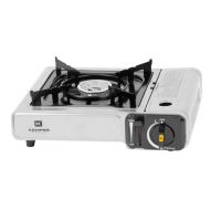 Intelligens kempingtűzhely, hordozható, 2,06 kW, egy égős, piezo-elektromos gyújtás, 36x31x9 cm, Kemper