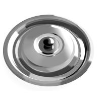 Rozsdamentes acél fedél, bográcshoz, 48,5 cm, Perfect Home