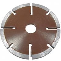Szegmentált gyémánt tárcsa, habarcs, száraz vágás, 125 mm/22,2 mm, Dedra