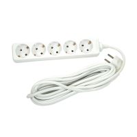 Elektromos hosszabbító, 5 aljzat, 5 m, Gelux