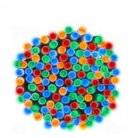 Karácsonyi fényszerelés, kültéri/beltéri, 500 LED, 8 mód, többszínű, IP44, 25 m, Jumi