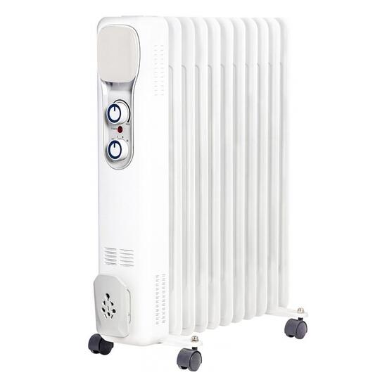 Elektromos radiátoros fűtés, 11 elemes, 1000/1500/2500 W, Strend Pro