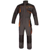 Munkaoverall, magas gallérral, grafit és narancssárga, 50-es méret, ART.MAS