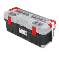 Szerszámosláda rendszerezővel, 75x30x30 cm, alumínium fogantyú, TITAN PLUS, Kistenberg