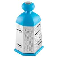 Borotva, 6 arc, rozsdamentes acél, kék, 12x11x22,5 cm, MagicHome