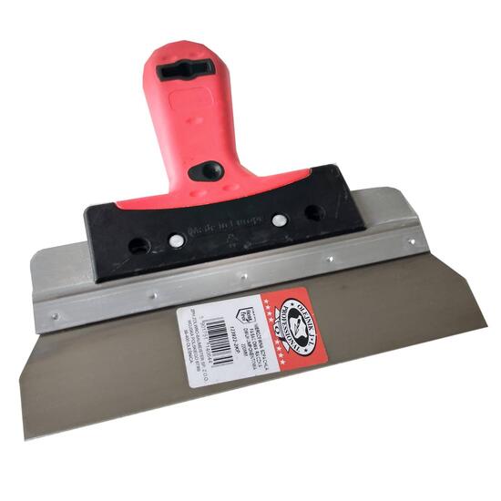 Homlokzati rozsdamentes simító, puha nyél, 220 mm, Népszerű, Olejnik