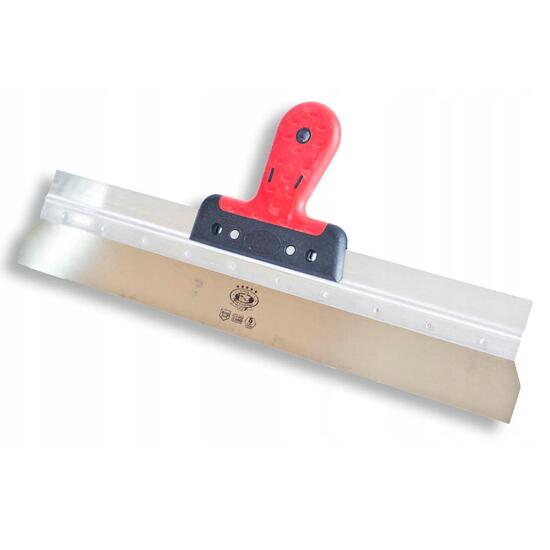 Homlokzati rozsdamentes simító, puha nyél, 380 mm, Népszerű, Olejnik