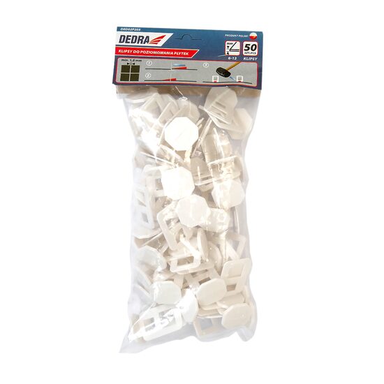 Bilincs (távtartó) szintezőrendszerhez 6-12 mm (50 db) Dedra (DED02P205)