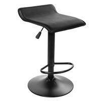 Konyhai/bárszék, Artool, Fort, forgó, ökológiai bőr, fekete, 38x39x84 cm